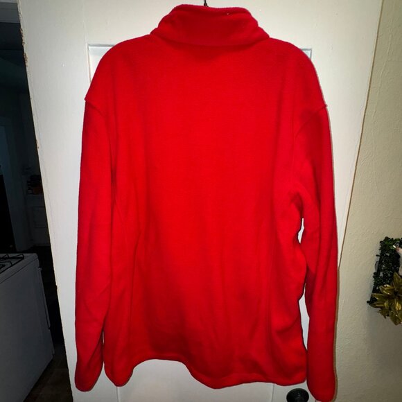 Official Tournament of Roses Red Fleece Zippered Jacket (Men's Size 2XL) NWOT. - Picture 2 of 5